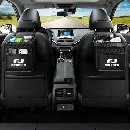 Hanging Car Trash Can Folding Portable Seat Back Storage Bag Garbage Bag Organizer for Toyota FJ CRUISER Accessories waterproof