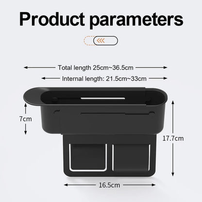 Car Seat Crevice Gaps Storage Box Seat Organizer Gap Slit Filler Holder For Wallet Phone Cigarette Slit Pocket Car Storag Box