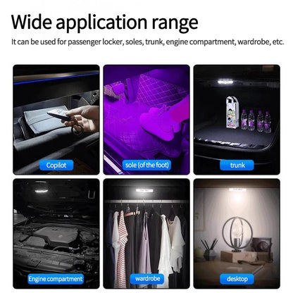 Motion Sensor Led Light 650mAH USB Rechargeable Automatic Induction Sensing Light Wireless Foot Lamp for Car Trunk Door