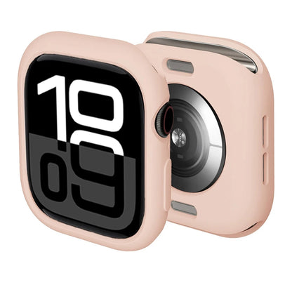 Soft Silicone Case for Apple Watch Band 46mm 45 44 42mm 41 40mm Accessories Protectector iWatch Series SE 12 11 10 9 8 7 6 Cover