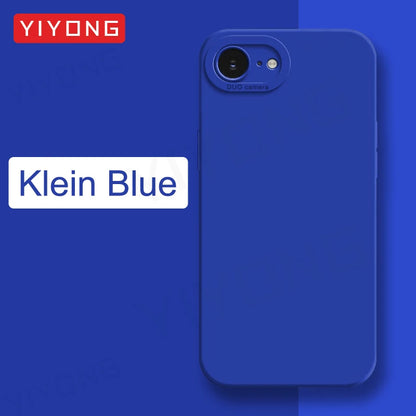 For iPhone16e Case YIYONG Luxury Silky Feel Liquid Silicone Soft Cover For iPhone 16e 16 Pro Max iPhone16 Plus 16+ Phone Cases