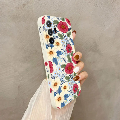 Spring color Silicone Phone Case For Samsung Galaxy Note 20Ultra 20 10 10Plus 10Lite 9 8 M52 M42 M33 M32 M40S M51 M14 M31 Cover