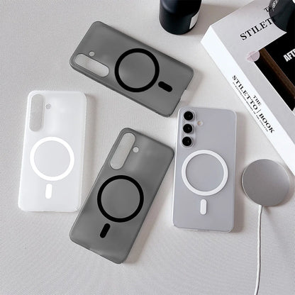 Case for Samsung S26 Ultra S25 S24 A57 A56 A55 A37 5G A36 A17 A16 Magnetic Wireless Charging Shockproof Ultra Thin Cover