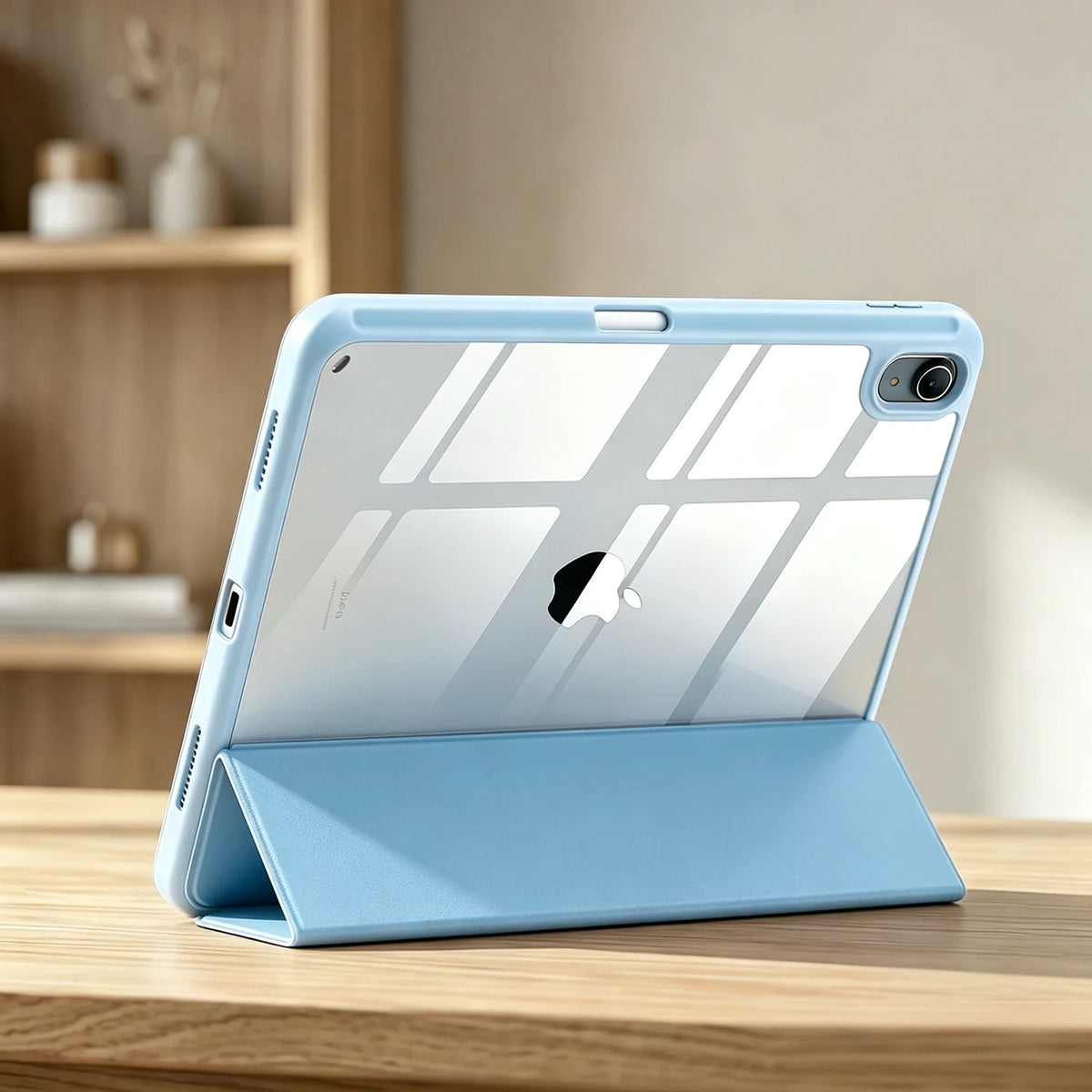 For Apple iPad (A16) 11th 11'' 2025/10th 10.9'' 2022 Generation Case with Pencil Holder, Hybrid iPad 11 10 Case with Clear Back