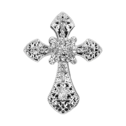 Car Perfume Air Freshener Bling Cross Car Vent Clips Auto Air Fresheners Vent Clips For Women Car Interior Aroma Diffuser