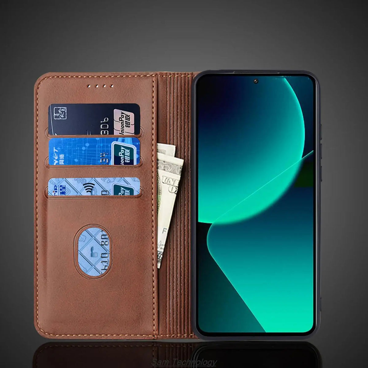 Magnetic attraction Leather Case for Xiaomi 13T / Xiaomi Mi 13T Pro Holster Flip Cover Case Wallet Phone Bags Fundas Coque