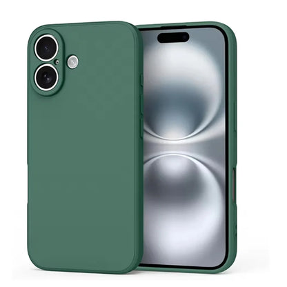 For iphone 17 16 15 14 13 Pro ProMax mini Air PLus Delicate Case Fall prevention Case Liquid Silicone Plain Rubber TPU Protector