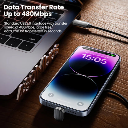 Toocki 180 degree USB C to Lightning Cable for iPhone 14 13 12 Pro Max PD 20W Fast Charging Lightning Cable 90 Degree Gaming