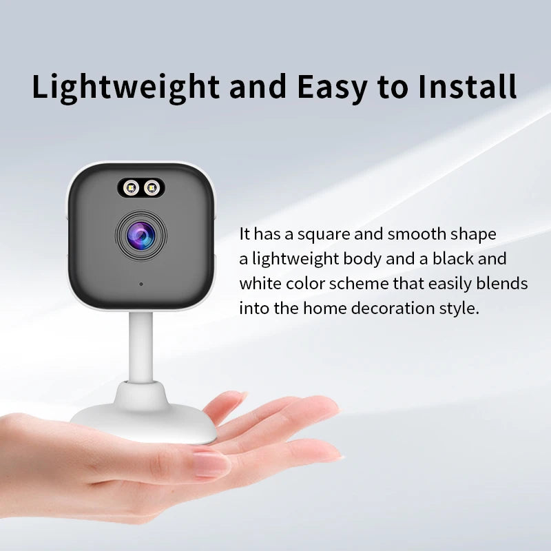 5MP Mini Cube Camera 5G Wifi Indoor Security IP Cam with Two Way Audio 3MP Human Detection CCTV 2MP Onvif 5X Zoom O-Kam Pro APP