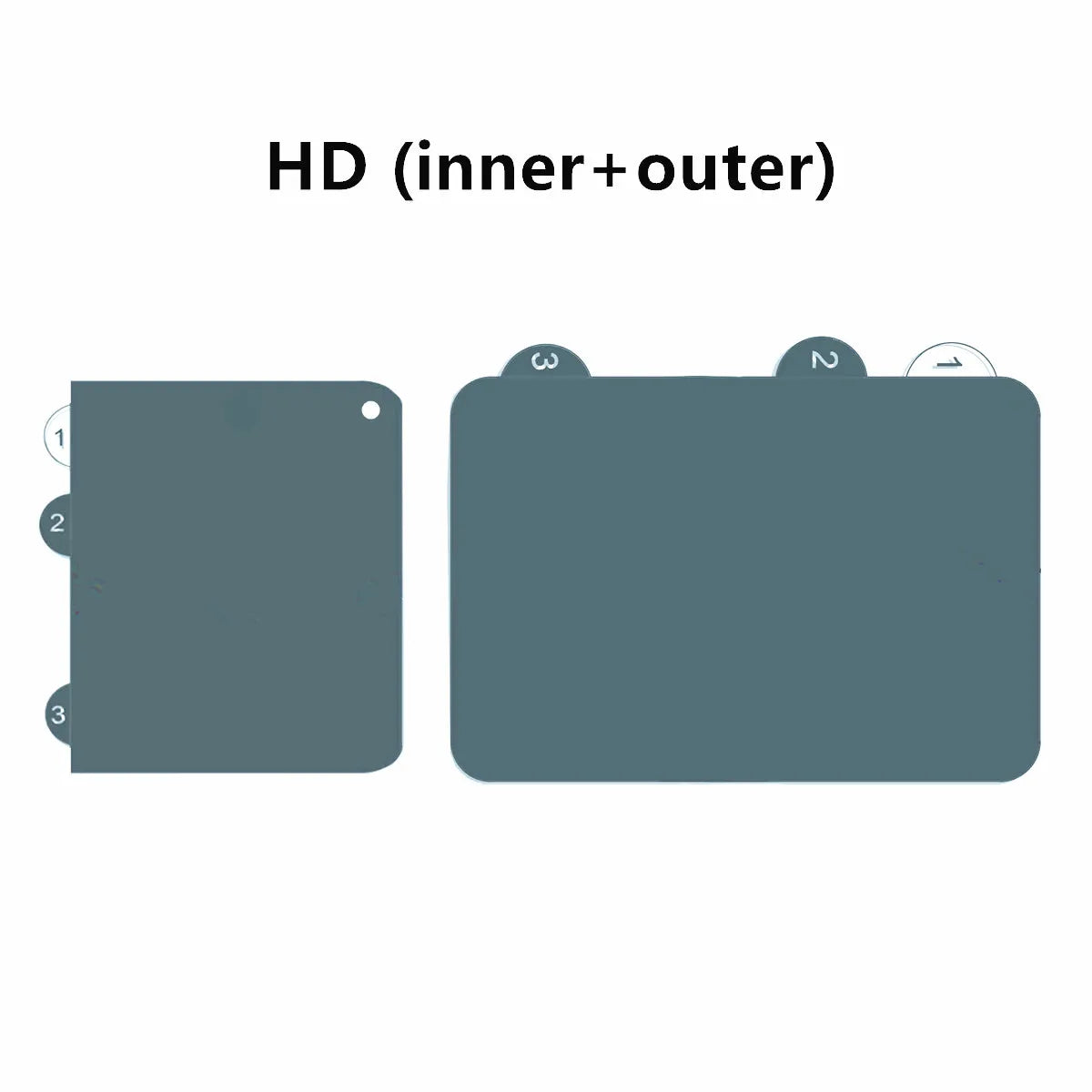 Matte / HD Anti-Shatter Privacy Hydrogel Film For Apple iPhone Duo IPhoneDuo 18 Fold Anti-Spy Soft Inner Outer Screen Protector