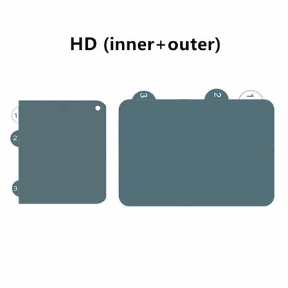 Matte / HD Anti-Shatter Privacy Hydrogel Film For Apple iPhone Duo IPhoneDuo 18 Fold Anti-Spy Soft Inner Outer Screen Protector