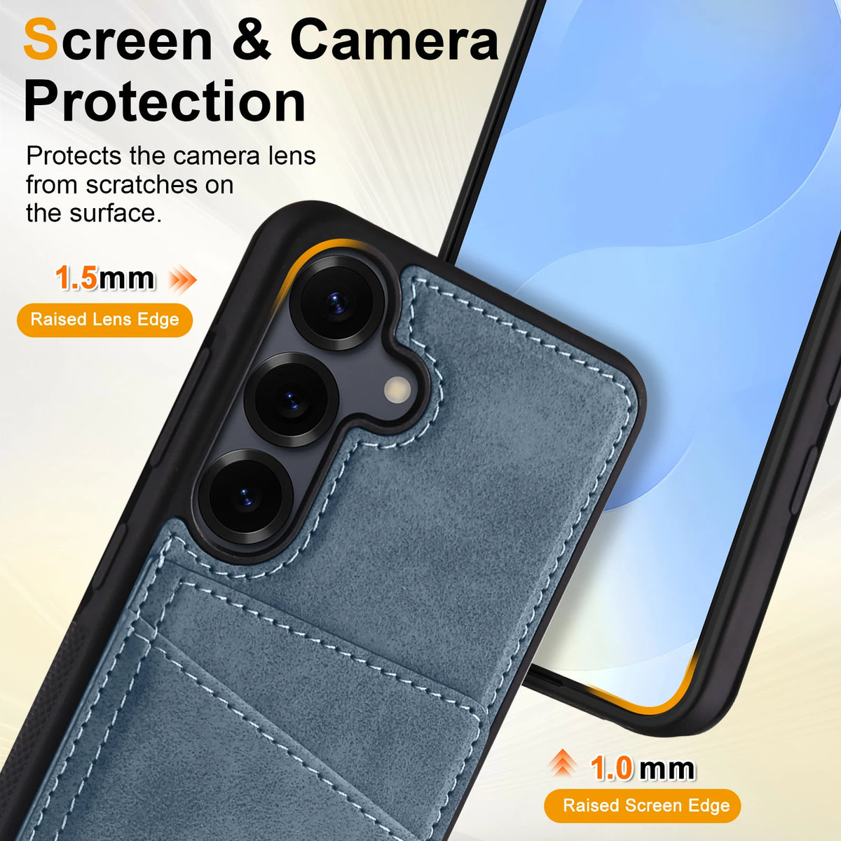 Cards Solt Wallet Leather Case for Samsung Galaxy A16 A36 A56 S25 Edge S24 Ultra S23 FE S22 S21 Plus A15 A35 A55 Magnetic Cover