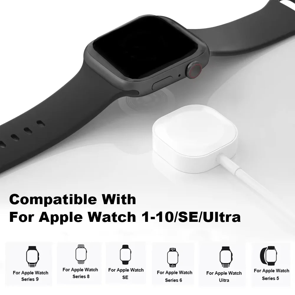 New Magnetic Wireless USB A Fast Charger Type C Charging Cable For Apple Watch Series 10 9 8 7 6 5 4 3 2 1 Ultra Edition iWatch