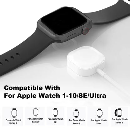 New Magnetic Wireless USB A Fast Charger Type C Charging Cable For Apple Watch Series 10 9 8 7 6 5 4 3 2 1 Ultra Edition iWatch
