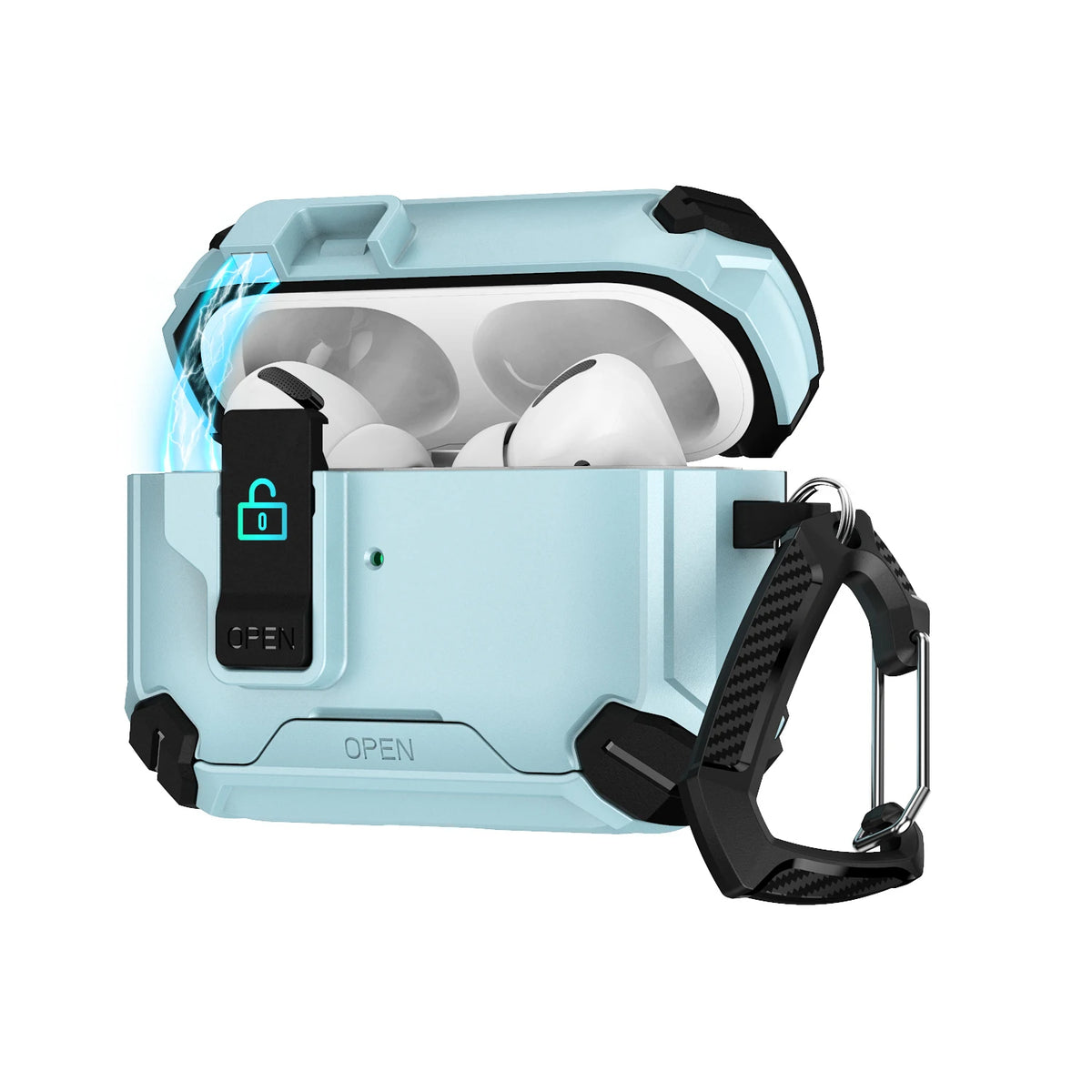 Phone Holder Security Lock Cover For AirPods Pro 3 2025 Case For AirPods Pro3 Pro 3rd Gen 2025 Cases Shockproof  Headphone Cover