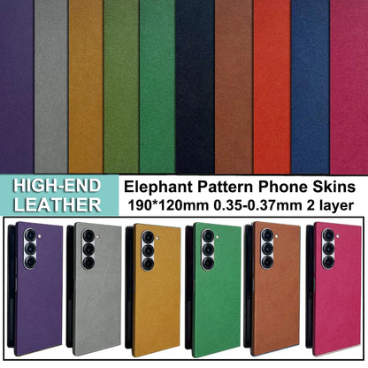 VORMIR 20pcs Plain Leather Phone Skin Wrap Decoration Stickers for Cutting Machine Rear Back Films for Phone Accessory Store