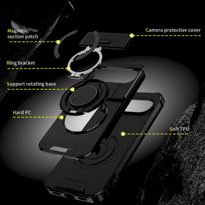 Luxury Shockproof Armor Case For Google Pixel 11 10 9 7 Pro XL 8A 9A 8Pro 11Pro Anti-fall Support Car Mount Adsorption Cover