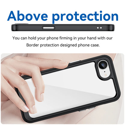 For iphone 17e Case For iphone 17e 16e Cover Coque Funda Hard Translucent Soft Frame Clear Back Phone Case iphone 17e
