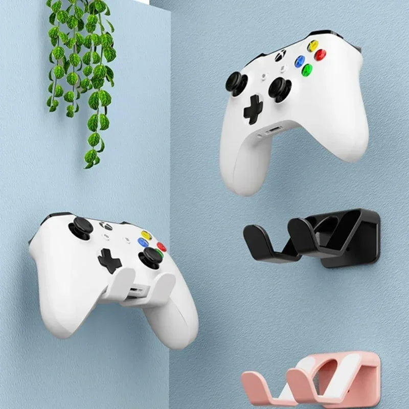 Multi Functional Wall Mount Headphones Controllers Holder Stand No Punch Easy Install Compact for Nintendo Switch Sony Xbox