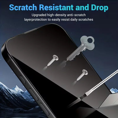 3-Pack Dust-Free Design Privacy Tempered Glass Screen Protector for Iphone 18 Pro Max/18 Pro/17 Pro Max/17 Pro/17/16 /15/14/13/12/11, with Installation Kit Auto-Alignment Kit Anti-Fall, Anti-Scratch, One-Click Dust-Free Insta
