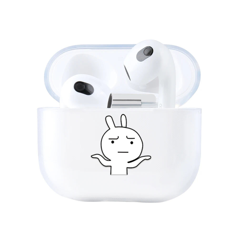 Cute Cartoon Pattern Earphone Case for Airpods 4th 3rd 2 Pro 3 2 Shockproof Cover for Airpod 2 3 1 Protective Accessorie Shell