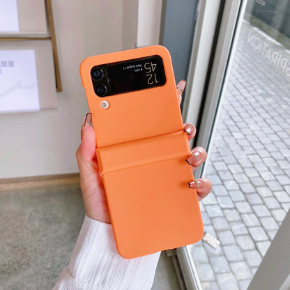 Luxury Ultra Slim Hard Folding Phone Case for Samsung Galaxy Z Flip 8 7 FE 6 5 4 3 Shockproof Foldable Skin Feel Protector Cover