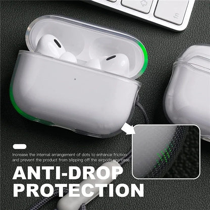 Clear Soft TPU Earphone Case with Lanyard Strap for Airpods Pro 2 3 2nd Generation Air Pods 5 4 1 3rd 2026 Gen Cover Accessories