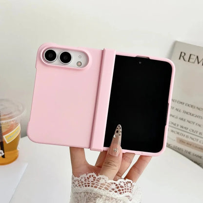 Candy Colorl Hard Shell PC Hinge Protection Shockproof Phone Case For iPhone Duo 2026 Bumper Protective Front and Back Cover