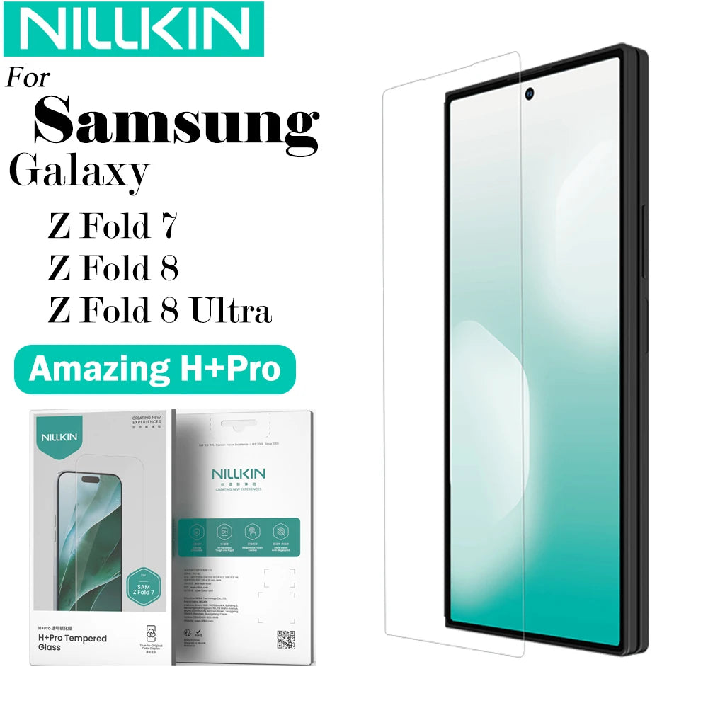 NILLKIN For Samsung Galaxy Z Fold 8 Ultra Fold 7 H + Pro Series Screen Tempered Glass 9H Anti Explosion Screen Protector Film