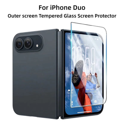Screen Protector For iPhone Duo Tempered Glass Film Easy Installation High Clarity Anti Scratch Film