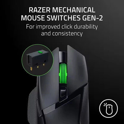 Razer BASILISK V3X HYPERSPEED Wireless Mouse RGB Colorful Light Effect PUBG/LOL/CS GO Gaming Mouse 5G Optical Sensor 18000DPI Se