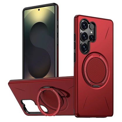 360° Folding Stand Magnetic Case For Samsung Galaxy S25 FE S24 S23 S26 Ultra Plus A56 A36 A26 A17 A07 A55 A35 A25 A14 A06 Cover
