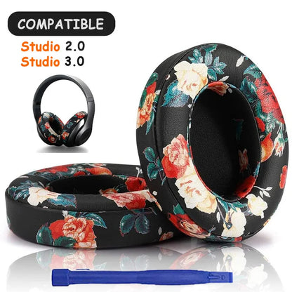 KUTOU Earpads For Beats Studio 3 3.0 Ear Pads Studio3 Headphone Replacement Pads Studio2 Ear Cushions Earpads  Headset Foam Pad