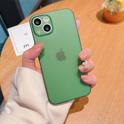 Ultra-Thin Matte Soft Transparent Case For iPhone 17 16 15 14 13 12 11 Pro Max X XS Max XR Plus SE Mini TPU Slim Cooling Cover