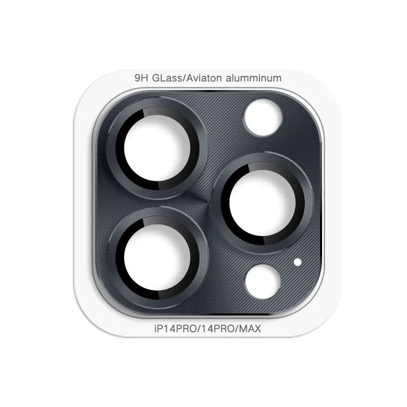 Tempered Glass Metal Camera Lens Protector for Apple iPhone 14 15 16 17 Pro Max Easy Install Camera Lens Protector Case