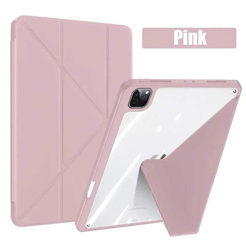 With Pencil Holder Case for IPad A16 Air11 M2 M3 2025 2024 iPad Air5 Air4 Gen IPad Pro11 M4 M2 10th 9th 8 7 10.2'' Air3 10.5 9.7