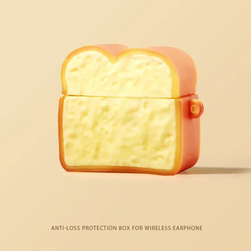 3D Chocolate Cookies Bread Case For AirPods 1 2 3 4 Pro Cartoon Cute Earphone Case For AirPods Pro 2 Silicone Soft Cover