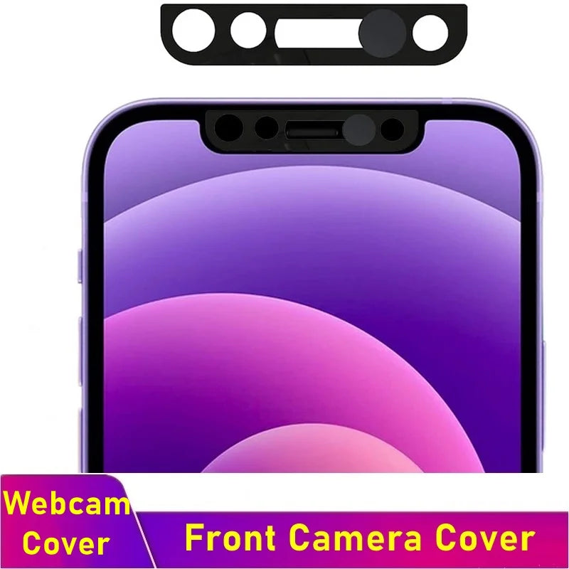 Utral Thin WebCam Cover Privacy Front Phone Lens Cover For iPhone XR 11 12 13 14 15 16 17 Pro Max Camera Slider Protector Case
