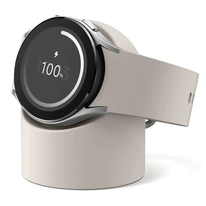 Compatible With Samsung Galaxy Watch 7 6 5 4 3 Charger Stand 40 44 46mm Galaxy Watch 5Pro Charger Silicone Stand Charging Base