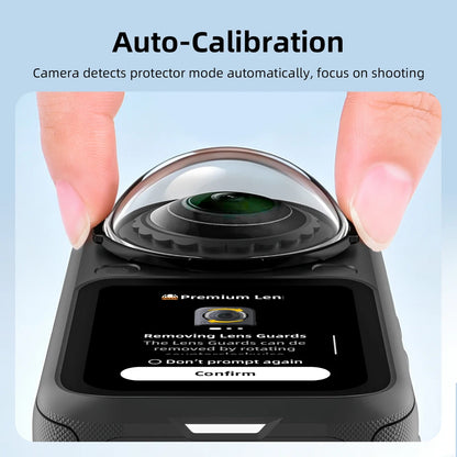Lens Guard for Insta360 X6 Glass Lens Protector Premium Lens Cap X6 Camera Anti-fog Anti-Scratch Accessories