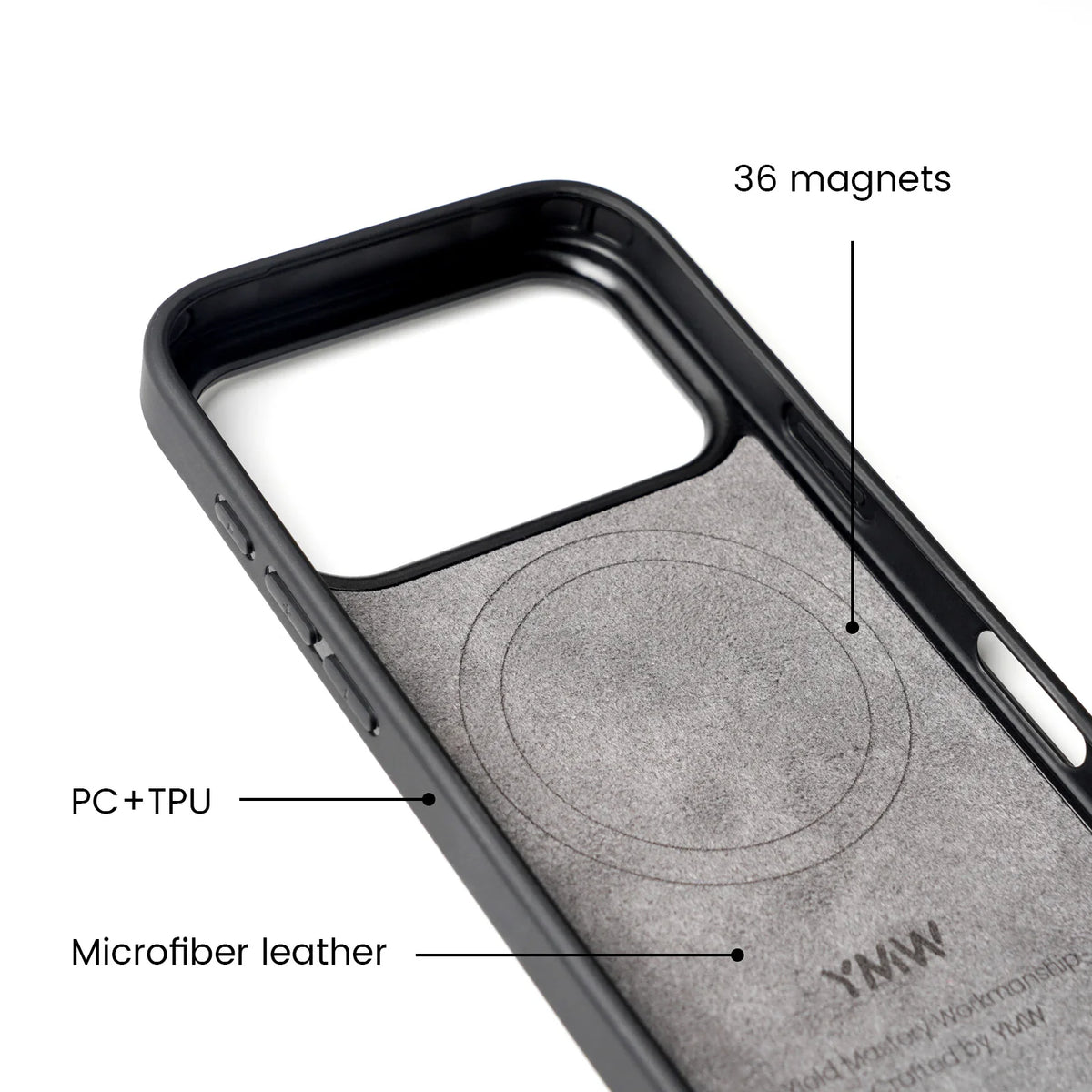 for ALCANTARA Case for iPhone 18 17 16 15 Pro Max Supercar Same Suede Leather Compatible with MagSafe Business Luxury Cover