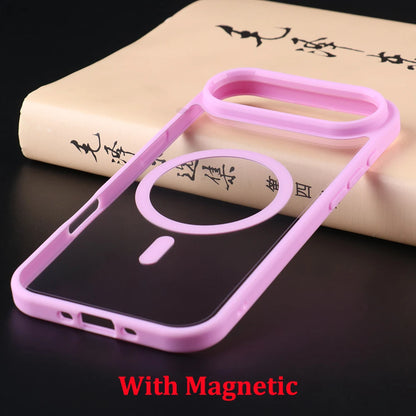UGOjP For iPhone 17 Air Case Men Women Anti-drop Transparent Phone Case Shockproof TPU Frame Clear Thin Protective Back Cover