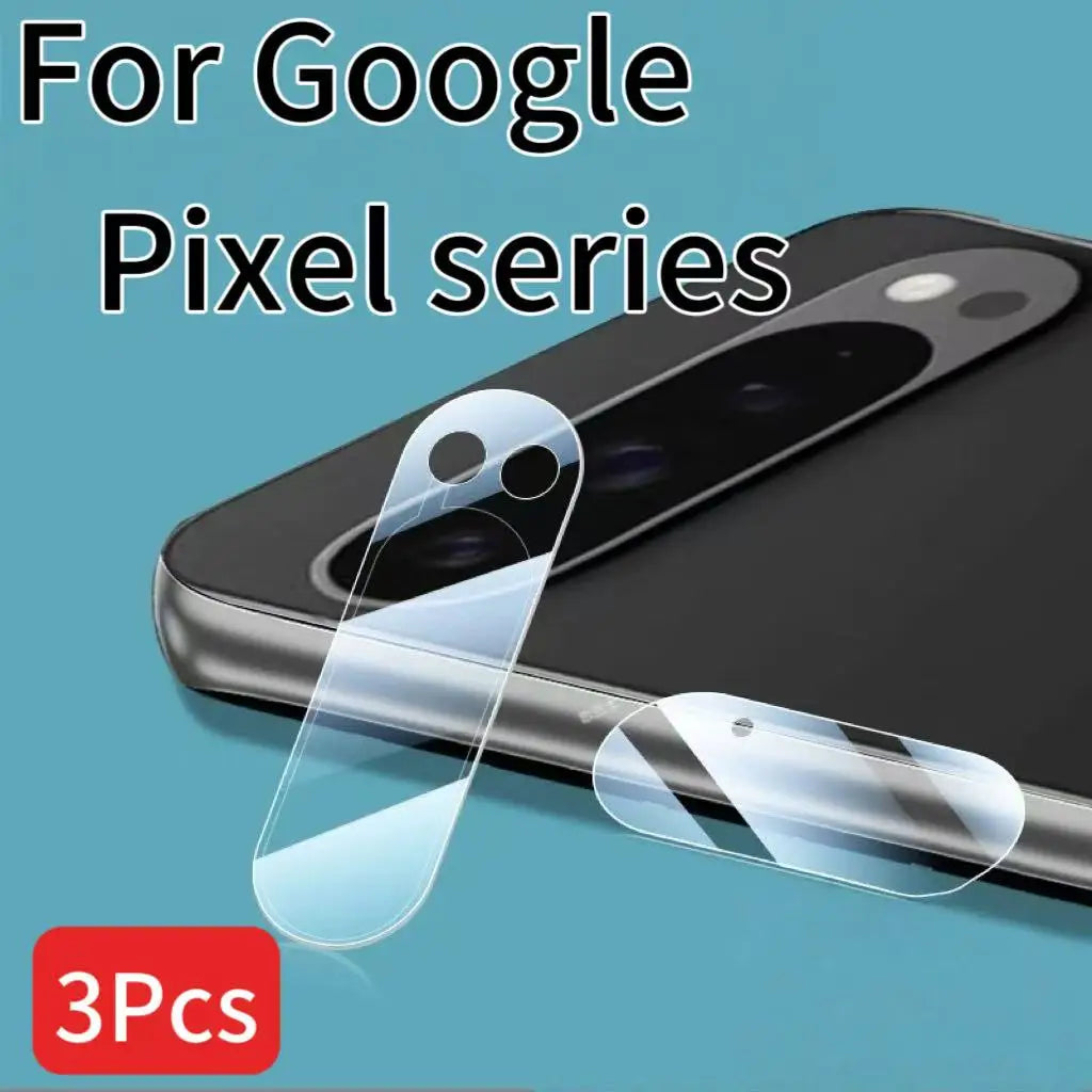 3Pcs Tempered Glass Camera Lens Protector Yij For Google Pixel 9 Pro XL 8 7 6 6A 7A 8A Fold HD Clear Scratch Resistant