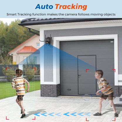 BESDER 5K 10MP Wifi Camera PTZ Outdoor AI Human Detection Dual Screen 4K 8MP CCTV Security IP Camera Audio Email Alarm O-Kam Pro