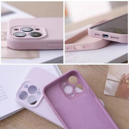 Camera lens Liquid Silicone Phone Case For iPhone 16  15 11 14 13 Pro Max Cases For iPhone 12 11 Pro 15 14 Plus Protection Cover