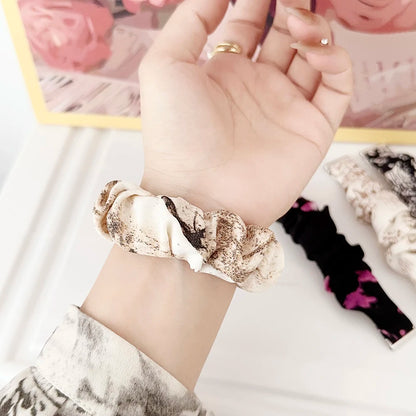 18mm Watch Band Dressy Printed Fabric Strap Bracelet for Women Huawei GT5/ Amazfit GTS2/ Garmin Venu 2S 3S Smartwatch 20mm 22mm