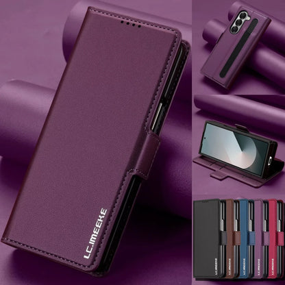 Magnetic Flip Leather Phone Case for Samsung Galaxy Z Fold 8 Ultra7 6 5 4 3 5G Fold6 Fold5 Fold8 Wallet Card Cover Etui Coque