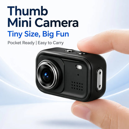1080P Mini Thumb Camera 1.47 Inch Screen Camera Vlogging Portable Pocket Camera For Journey Carrying And Pet Camera