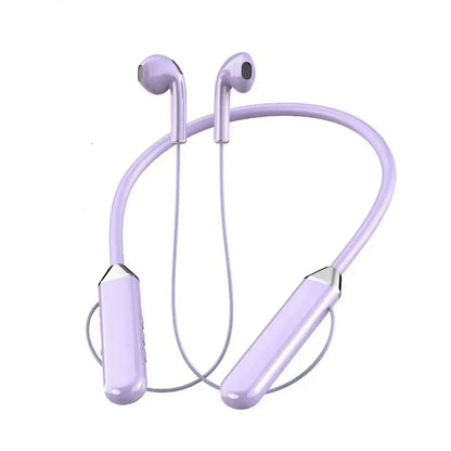 Neckband 5.2 Bluetooth Headphones Extra Long Standby Stereo Noise Reduction Earplug Sports Headphones With Digital Display