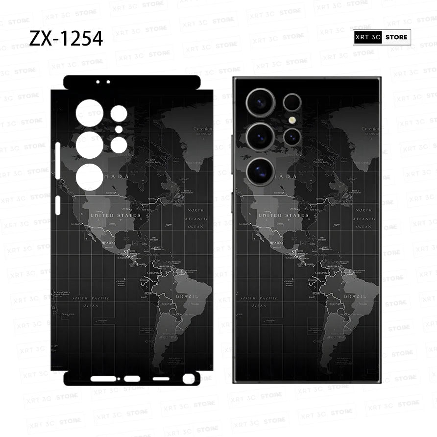 XRT Skin Sticker for Samsung Galaxy S24 S23 S26 S25 Ultra Note20 Decals Back Film Cover Screen Protector Wrap Ultra Thin
